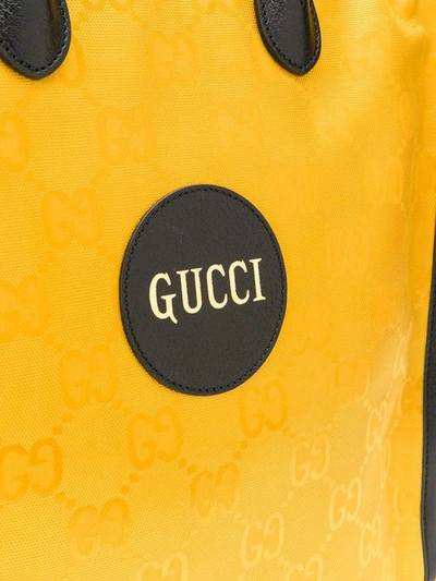 Shop Gucci Off The Grid Gg Supreme Tote Bag In Beige Ebony