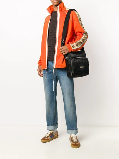 Shop Gucci Off The Grid Gg Supreme Shoulder Bag In Beige Ebony