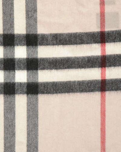 Shop Burberry Scarf In Dark Charcoal