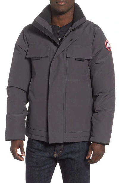Shop Canada Goose Forester Slim Fit Jacket In Graphite