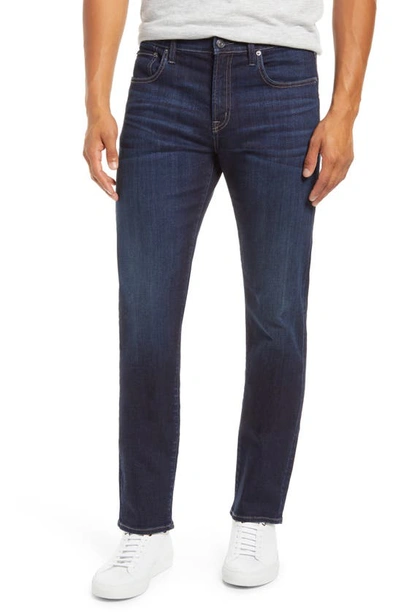 Edwin Regular Tapered Jeans Kaihara Pure Indigo Stretch Denim Blue Rinsed In Blue River