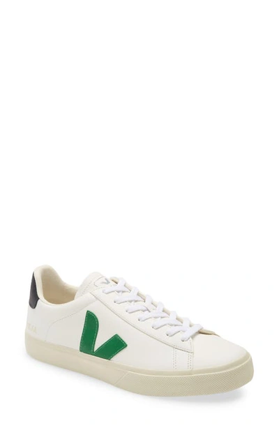 Shop Veja Campo Sneaker In White/ Black