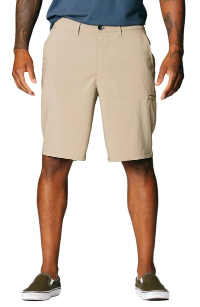 Shop Fundamental Coast A Game Stretch Shorts In Khaki