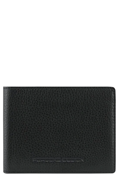 Shop Porsche Design Roadster Business Leather Bifold Wallet In Black