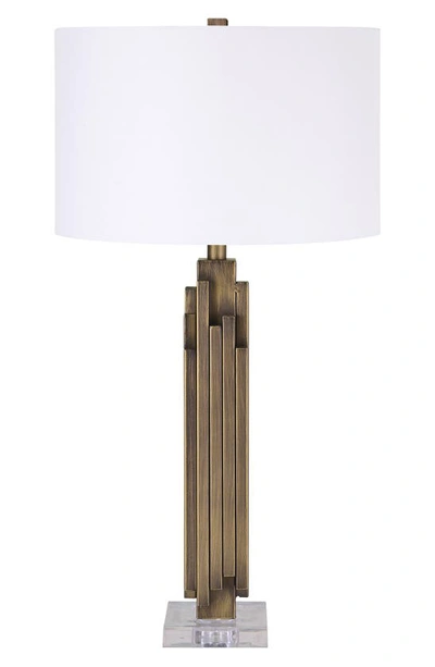 Shop Renwil Gabriel Table Lamp In Antique Brass Clear