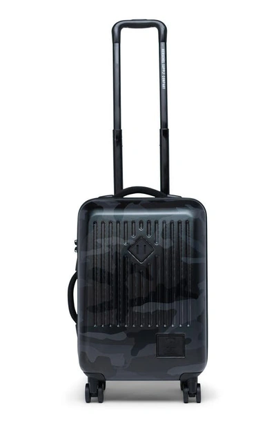 Shop Herschel Supply Co Small Trade 23-inch Rolling Suitcase In Night Camo