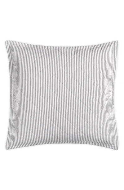 Matouk Matteo Quilted Euro Sham In Bark