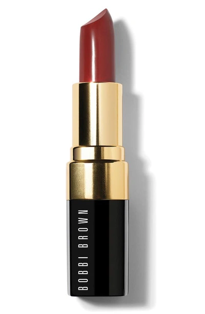Shop Bobbi Brown Lipstick In Burnt Red