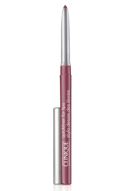 Shop Clinique Quickliner For Lips Lip Liner In Plummy