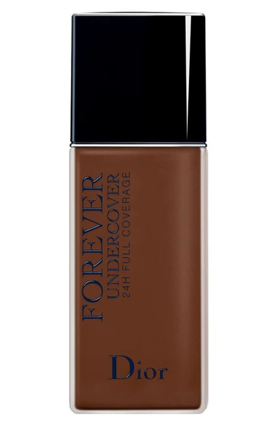 Shop Dior Skin Forever Undercover 24-hour Full Coverage Liquid Foundation In 080 Ebony