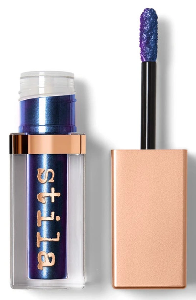 Shop Stila Shimmer & Glow Liquid Eyeshadow In Vivid Sapphire