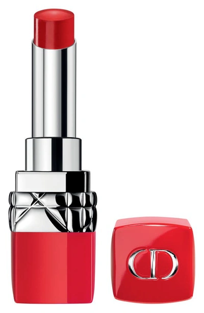Shop Dior Rouge  Ultra Rouge Pigmented Hydra Lipstick In 999 Ultra