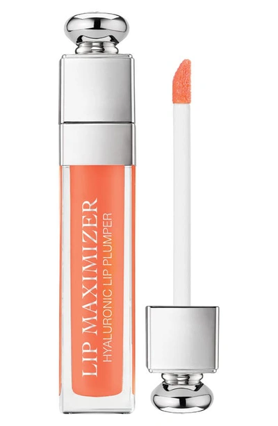 Shop Dior Addict Lip Maximizer Plumping Lip Gloss In 004 Coral/ Glow