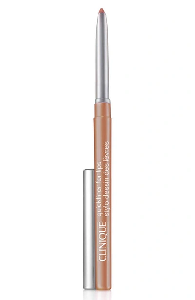 Shop Clinique Quickliner For Lips Lip Liner In Baby Buff