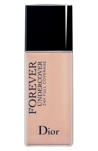 Shop Dior Skin Forever Undercover 24-hour Full Coverage Liquid Foundation In 024 Soft Almond