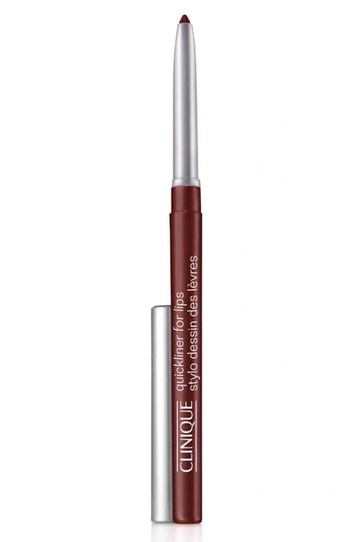 Shop Clinique Quickliner For Lips Lip Liner In Chocolate Chip