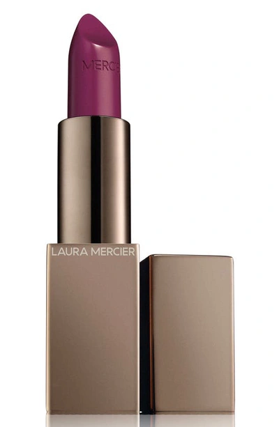 Shop Laura Mercier Rouge Essentiel Silky Crème Lipstick In Violette