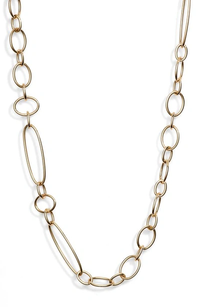 Shop Bony Levy Mixed Link Necklace In Yellow Gold