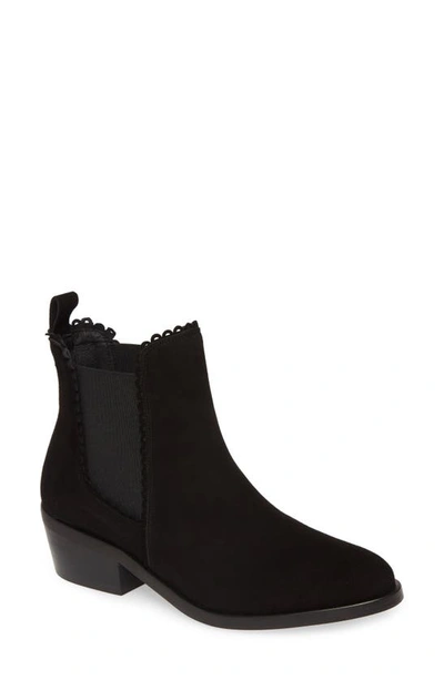 Shop Patricia Green Glory Chelsea Boot In Black Suede
