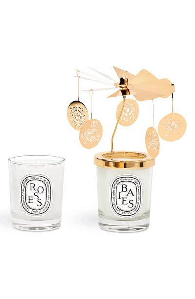 Shop Diptyque Baies & Roses Carousel Candle Set