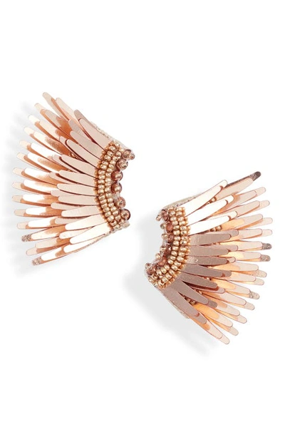Shop Mignonne Gavigan Mini Madeline Earrings In Rosegold