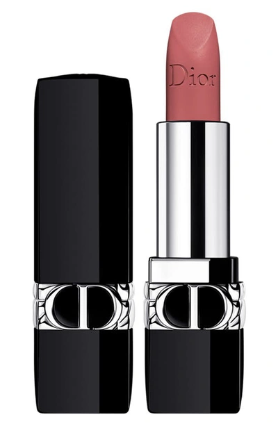 Shop Dior Rouge  Refillable Lipstick In 724 Tendresse / Matte