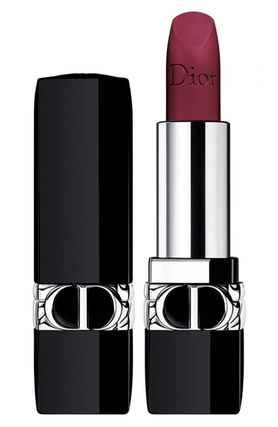 Shop Dior Rouge  Refillable Lipstick In 975 Opera / Matte