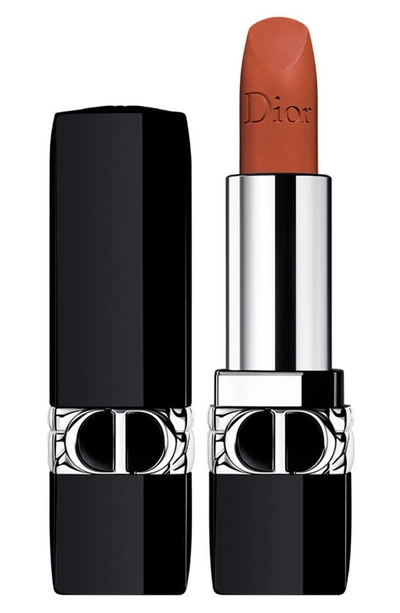 Shop Dior Rouge  Refillable Lipstick In 814 Rouge Atelier / Matte