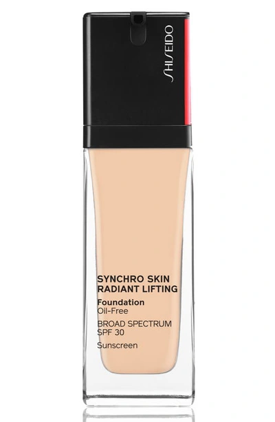 Shop Shiseido Synchro Skin Radiant Lifting Foundation Spf 30 In 140 Porcelain