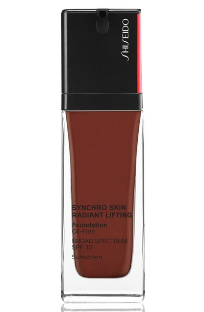 Shiseido Synchro Skin Radiant Lifting Foundation Spf 30 540 Mahogany 1.0 oz/ 30 ml In 540 Mahogany