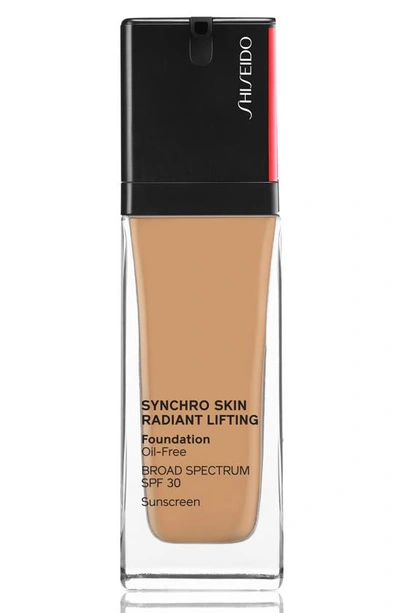 Shop Shiseido Synchro Skin Radiant Lifting Foundation Spf 30 In 350 Maple