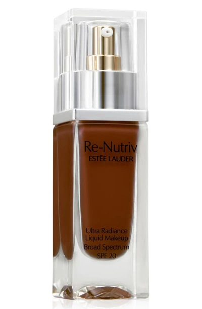 Shop Estée Lauder Re-nutriv Ultra Radiance Liquid Makeup Foundation Spf 20 In 7w1 Deep Spice