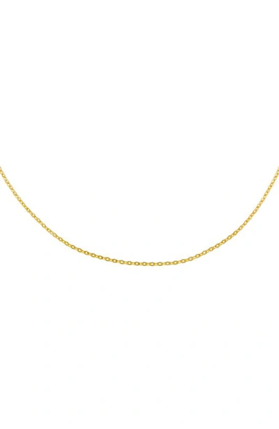 Shop Adinas Jewels Baby Marine Chain Choker In Gold