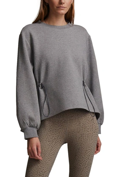 Shop Varley Bella Sweatshirt In Gargoyle Marl