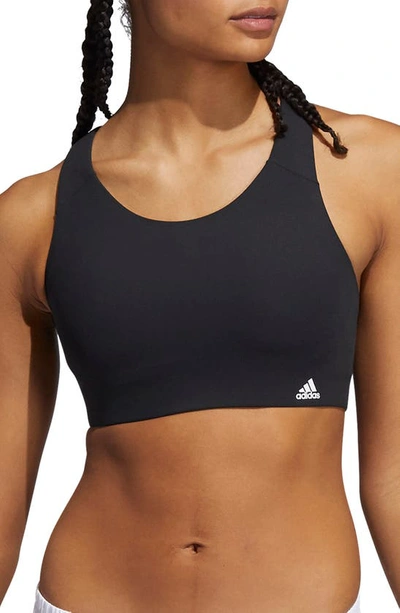 Shop Adidas Originals Ultimate Sports Bra In Black