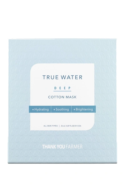 Shop Thank You Farmer 10-pack True Water Deep Cotton Sheet Masks