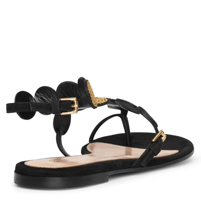Shop Gianvito Rossi Babylon Studded Suede Sandals