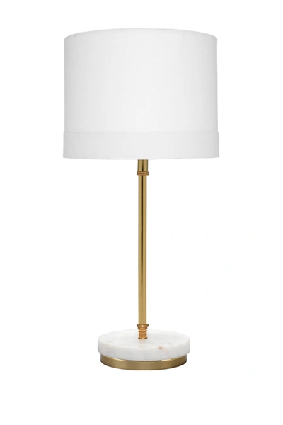 Shop Shine Studio Grace Marble Table Lamp In White
