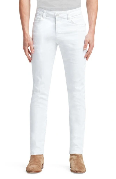 Shop Monfrere Brando Slim Fit Jeans In Blanc