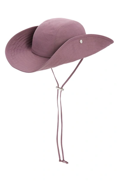 Shop Kenzo Snap Brim Hat In Currant