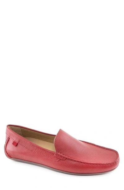 Shop Marc Joseph New York 'broadway' Driving Shoe In Red Grainy Leather