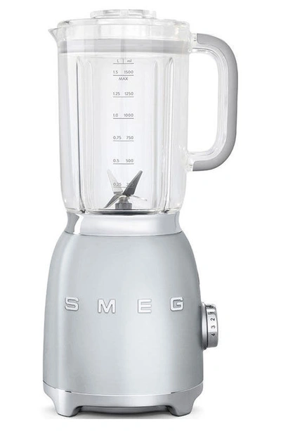 Shop Smeg '50s Retro Style Blender In Polished Stainless Steel