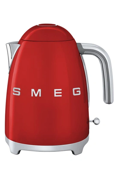 Shop Smeg 50s Retro Style Electric Kettle In Red
