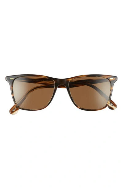 Shop Oliver Peoples Ollis 54mm Square Sunglasses In Cocobolo/ Brown