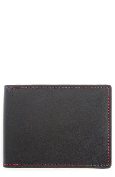 Shop Royce New York Rfid Leather Bifold Wallet In Red