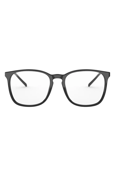 Shop Ray Ban 54mm Square Optical Glasses In Transparen