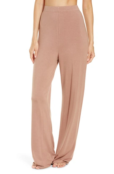 Shop Skims Sleep Pants In Sienna