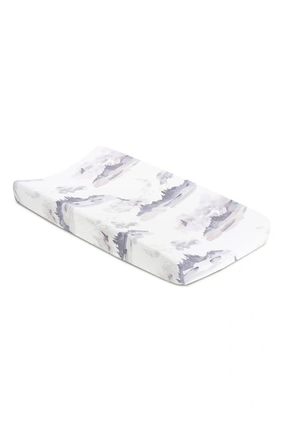 Shop Oilo Jersey Changing Pad Cover In Misty Mountain