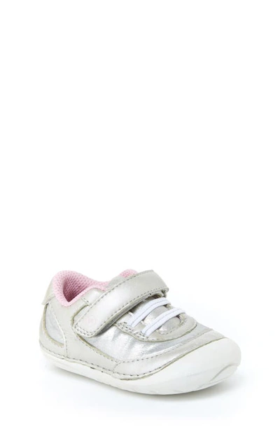 Shop Stride Rite Jazzy Soft Motion(tm) Sneaker In Silverdnu