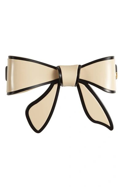 Shop Alexandre De Paris Tenderly Bow Barrette In Liserai